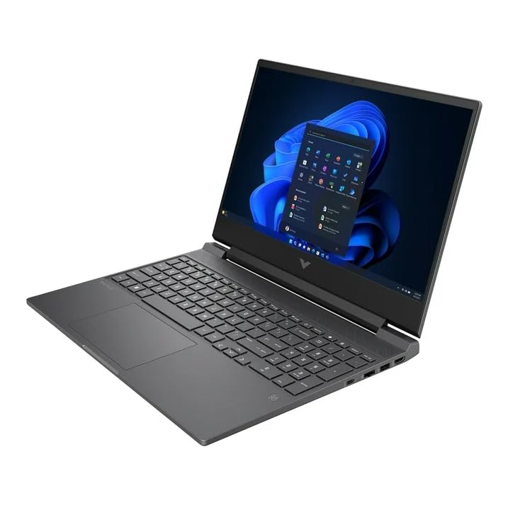 HP Victus 15.6 Ryzen 5 RTX 4050 Premium Gaming Laptop, 15.6" FHD 144Hz, AMD Ryzen 5 8645HS (Beats Intel i7-1355U & Intel i5-14400F), NVIDIA GeForce RTX 4050, 32GB DDR5 RAM, 1TB SSD, Backlit KB, W11P