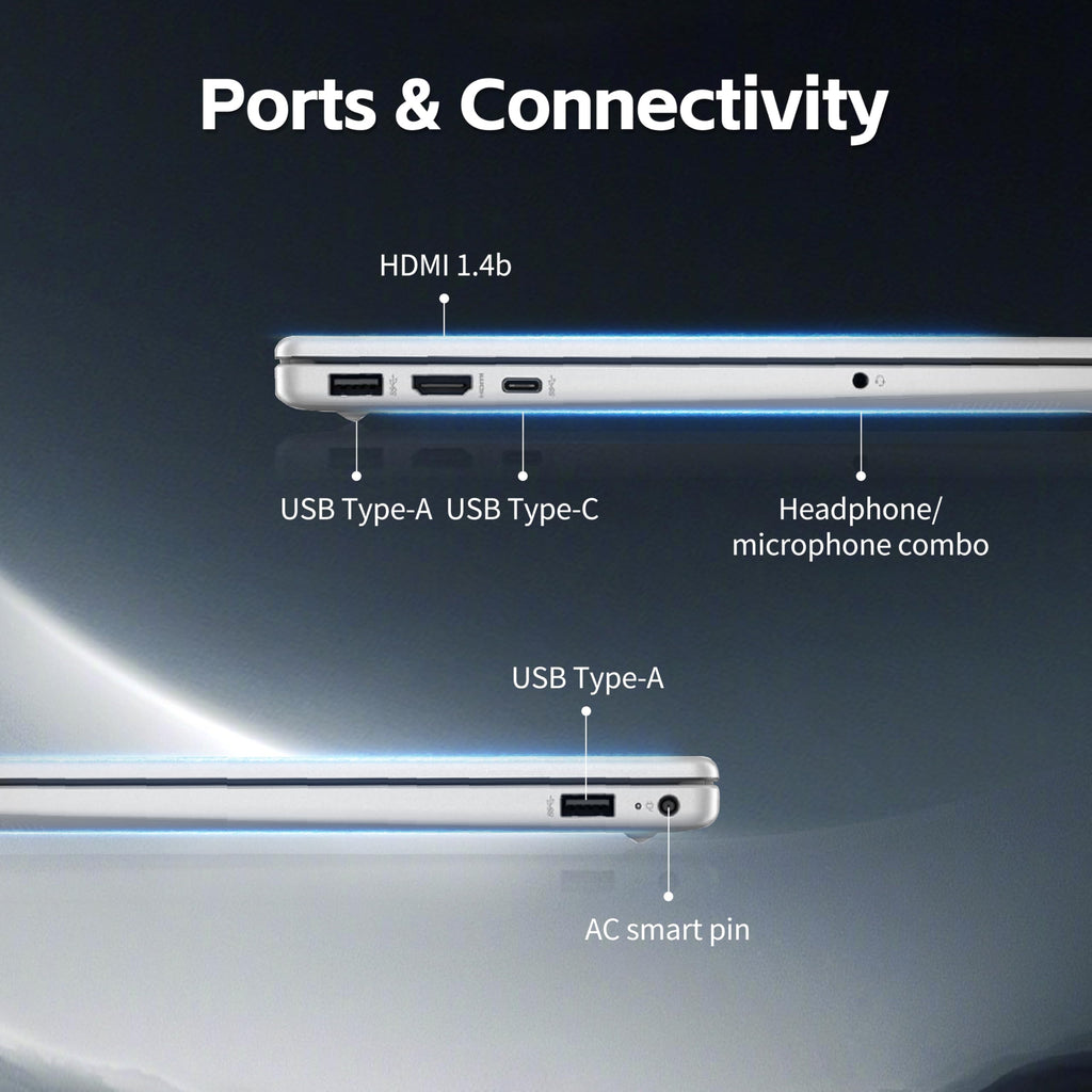 HP 15.6" Touchscreen Laptop, Intel Core i5 Processor, 16GB RAM, 512GB SSD, Numeric Keypad, Bluetooth, Wi-Fi, Long Battery Life, Windows 11 Home, Alpacatec Accessories, Silver