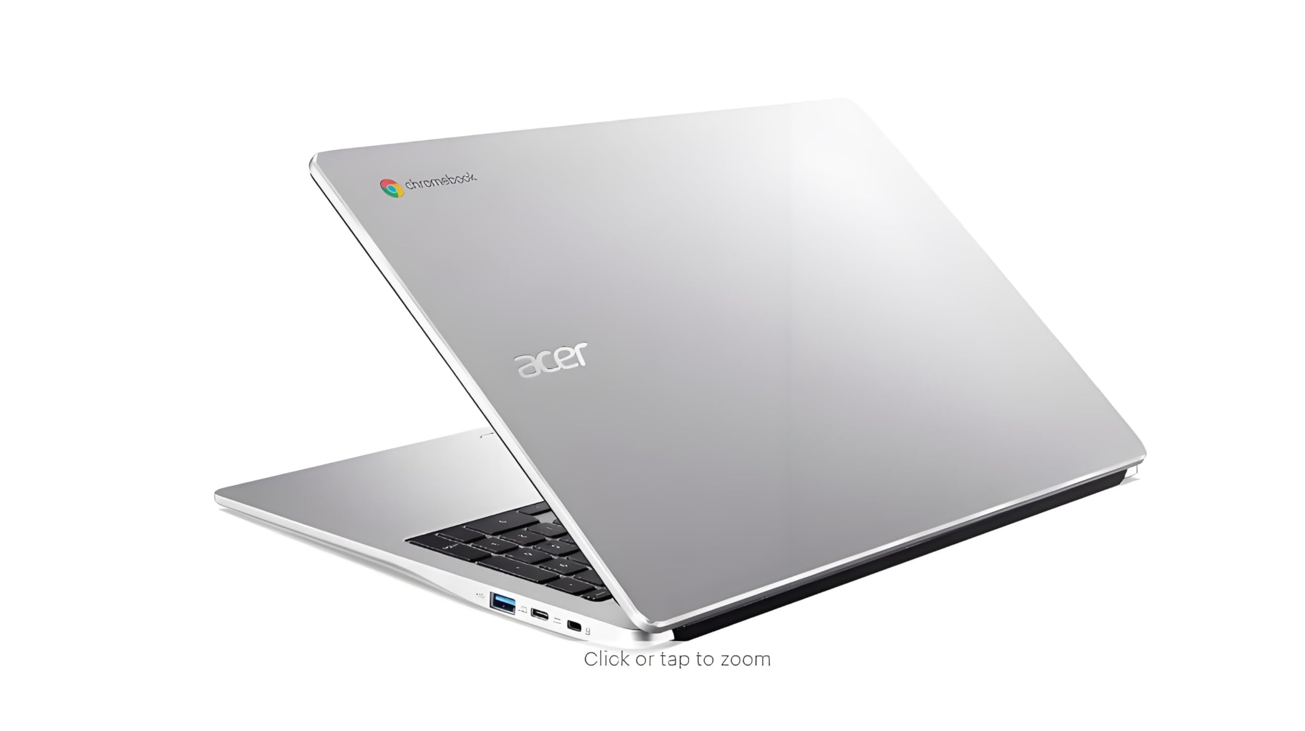 ACER Chromebook 315 15.6" HD Laptop Intel Pentium N6000 4GB LPDDR4X 128GB eMMC with Protective Sleeve - Silver