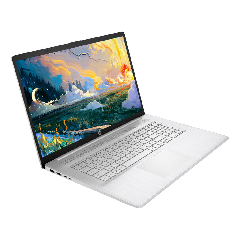 HP 17 Laptop, 17.3” HD+ Display, 11th Gen Intel Core i3-1125G4 Processor, 12GB RAM, 512GB SSD, Wi-Fi, HDMI, Webcam, Windows 11 Home, Silver