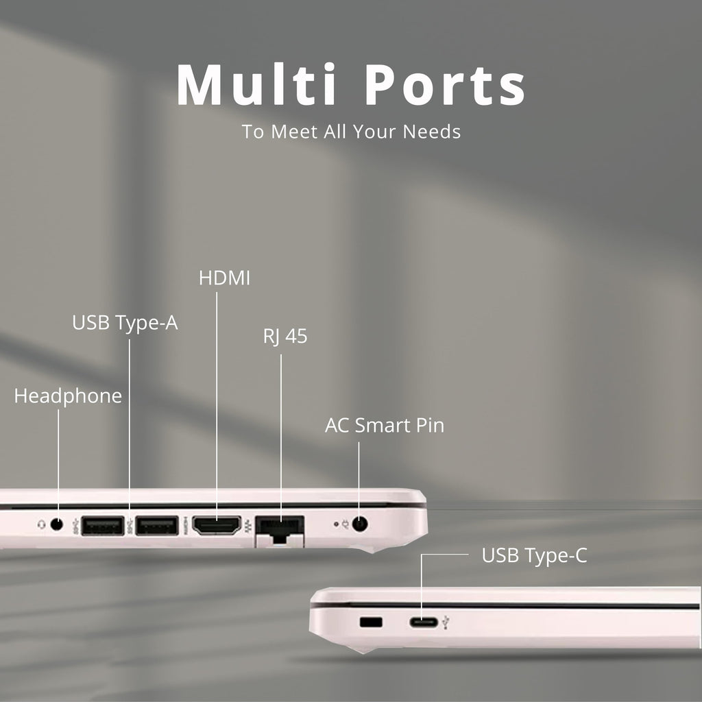 HP Stream 14" HD BrightView Laptop, Intel Celeron N4120 Processor, 4GB RAM, 64GB SSD, Intel UHD Graphics, 720p Webcam, WiFi, HDMI, Win 11 S, Black (Renewed)
