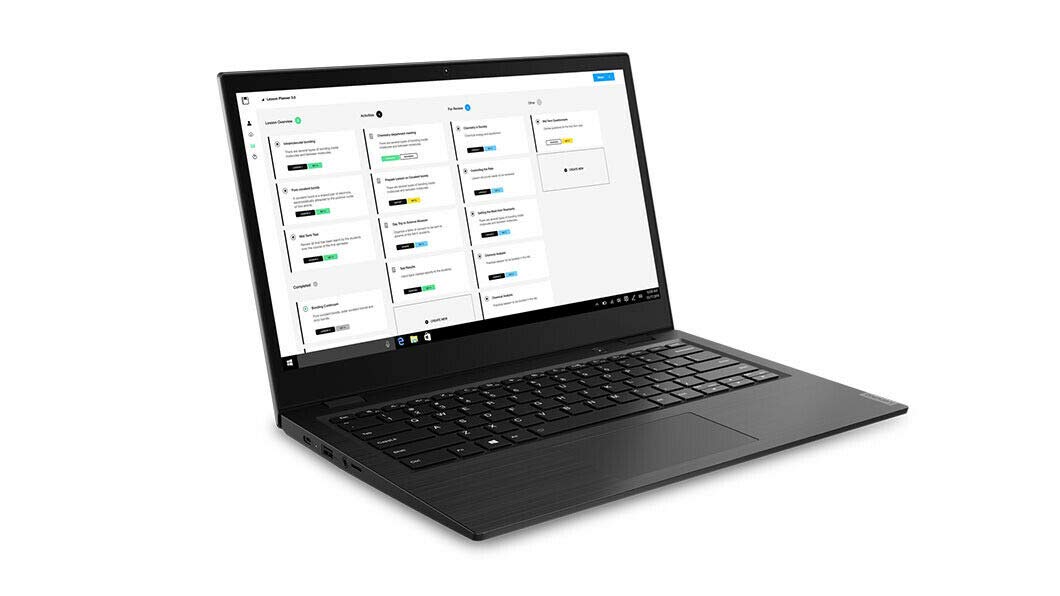 Lenovo Thin and Light Laptop PC 14" FHD Anti-Glare Display, AMD Dual Core A6-9220C, 4GB RAM, 64GB eMMC, WiFi, Bluetooth, HD Webcam, HDMI, USB-C, Windows 10 Pro