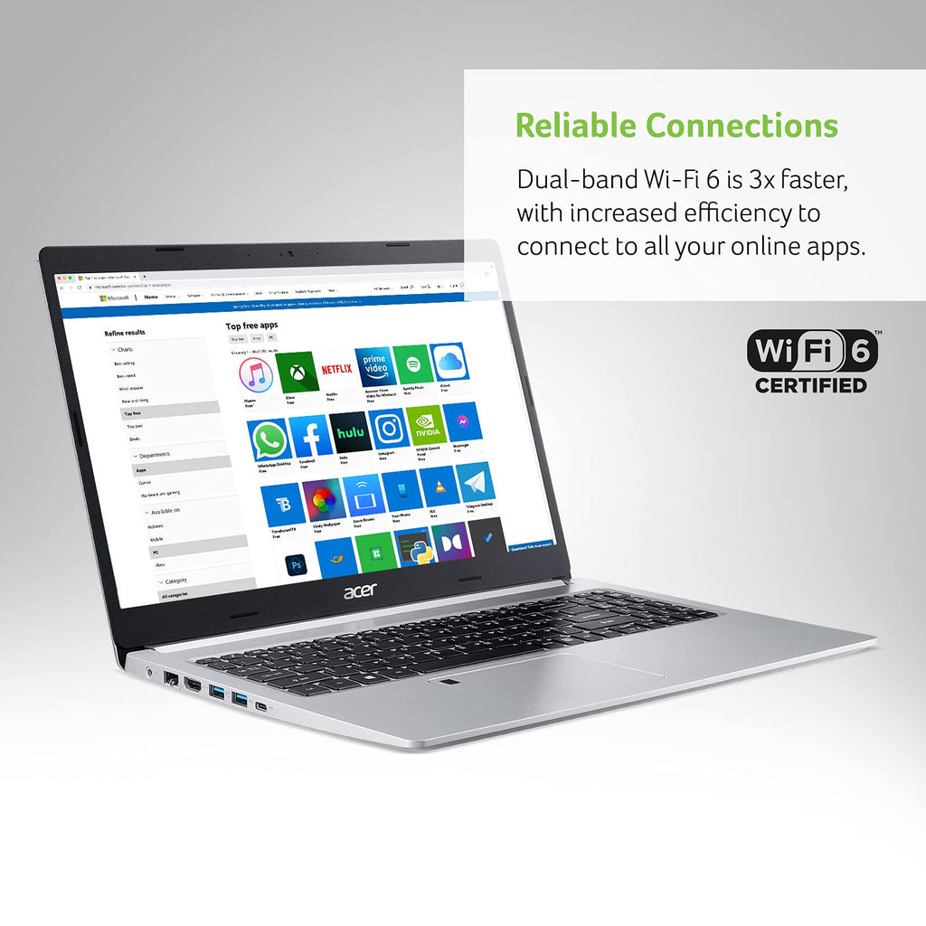 Acer Aspire Go 15 AI Ready Laptop | 15.6" FHDIPS Display | AMD Ryzen 3 7320U |AMD Radeon | Windows 11 Home