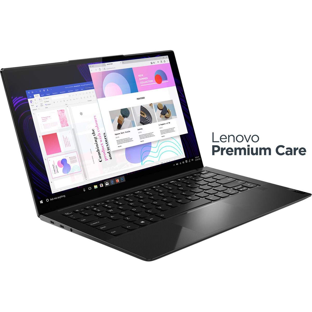 Lenovo IdeaPad Slim 9 14" 4K UHD Touchscreen Notebook Computer, Intel i7-1165G7 2.80GHz, 16GB RAM, 512GB SSD, Windows 10 Pro, Shadow Black