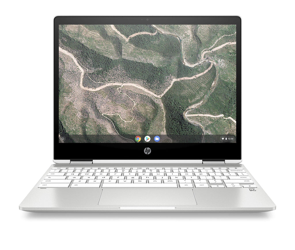 HP Chromebook X360 12-Inch HD+ Touchscreen Laptop, Intel Celeron N4000, 4. GB SDRAM, 32 GB eMMC, Chrome (12b-ca0010nr, Ceramic White) (Renewed)
