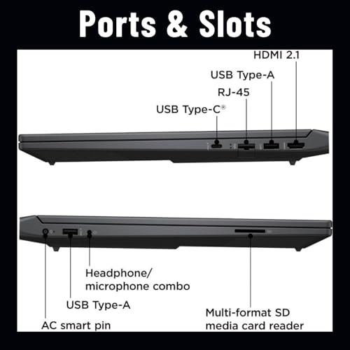 HP Victus 15.6 Ryzen 5 RTX 4050 Premium Gaming Laptop, 15.6" FHD 144Hz, AMD Ryzen 5 8645HS (Beats Intel i7-1355U & Intel i5-14400F), NVIDIA GeForce RTX 4050, 32GB DDR5 RAM, 1TB SSD, Backlit KB, W11P