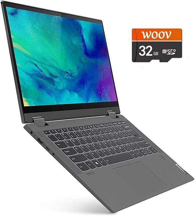 Lenovo IdeaPad Flex 5 2-in-1 AI PC Laptop, 14" WUXGA IPS Touch Screen, AMD Ryzen 7 350, 16GB RAM, 1TB PCIe SSD, Radeon 860M Graphics, Webcam, Backlit Keyboard, USB-C, HDMI, Windows 11 Pro