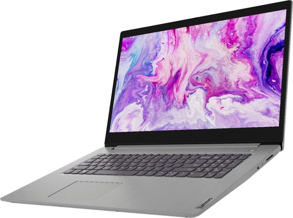 Lenovo 2020 IdeaPad 3 17" Laptop, AMD Ryzen 7 3700U, Webcam, Fingerprint Reader, Numeric Keypad, Bluetooth, HDMI, AMD Radeon Vega 10 Graphics, Windows 10, Platinum Grey (8GB|512GB SSD|1TB HDD)