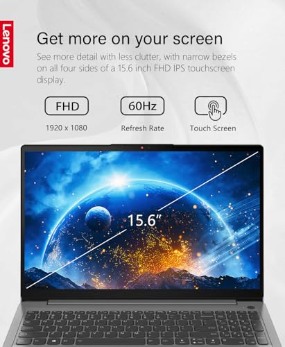 Lenovo - 2023 - IdeaPad 3i - Essential Laptop Computer - Intel Core i3-1115G4 11th Gen - 15.6" FHD Touchscreen Display - 20GB Memory - 1TB Storage - Windows 11 - Arctic Grey - W/GaLiMu