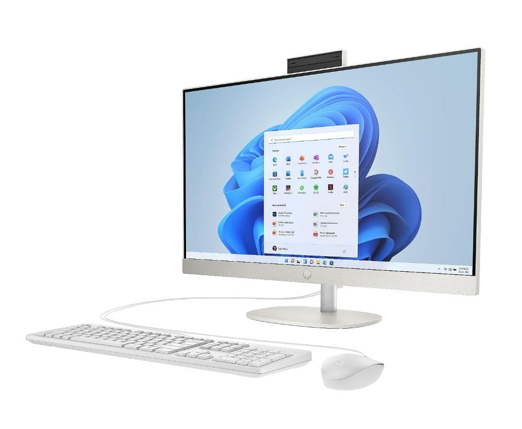 HP 2025 22" All-in-One Desktop PC • The New Version for Everyday Use • Latest 13th Gen Intel Quad-Core Processor up to 3.4GHz • FHD Display • WiFi 6 & Bluetooth • Win11 Pro (2GB RAM | 688GB Storage)