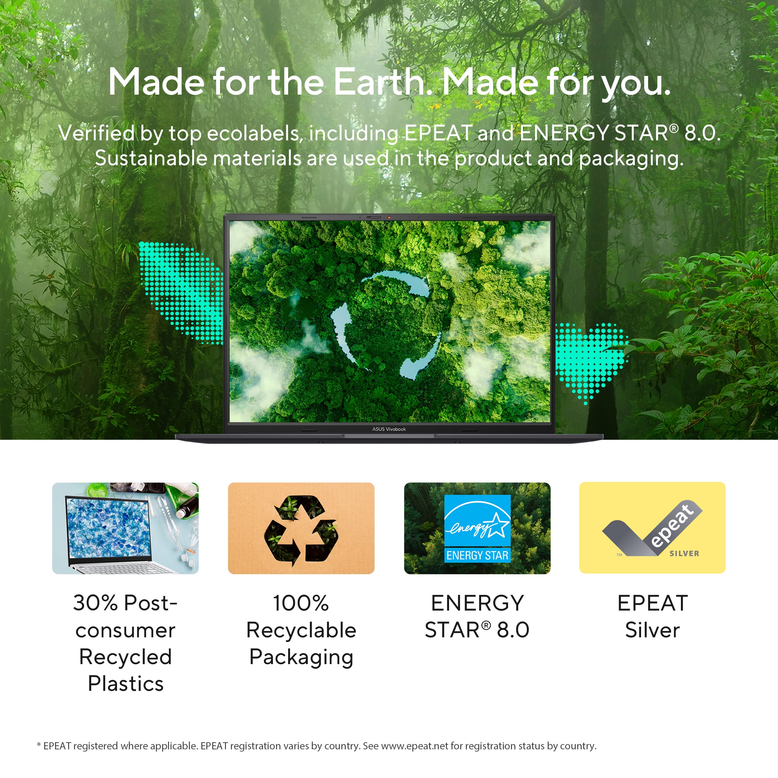 ASUS Vivobook 16X OLED Laptop, 16” 120Hz Display, Intel Core i5-12450H CPU, NVIDIA Geforce RTX 3050 GPU, 32GB RAM, 1TB SSD, Windows 11 Home, Indie Black