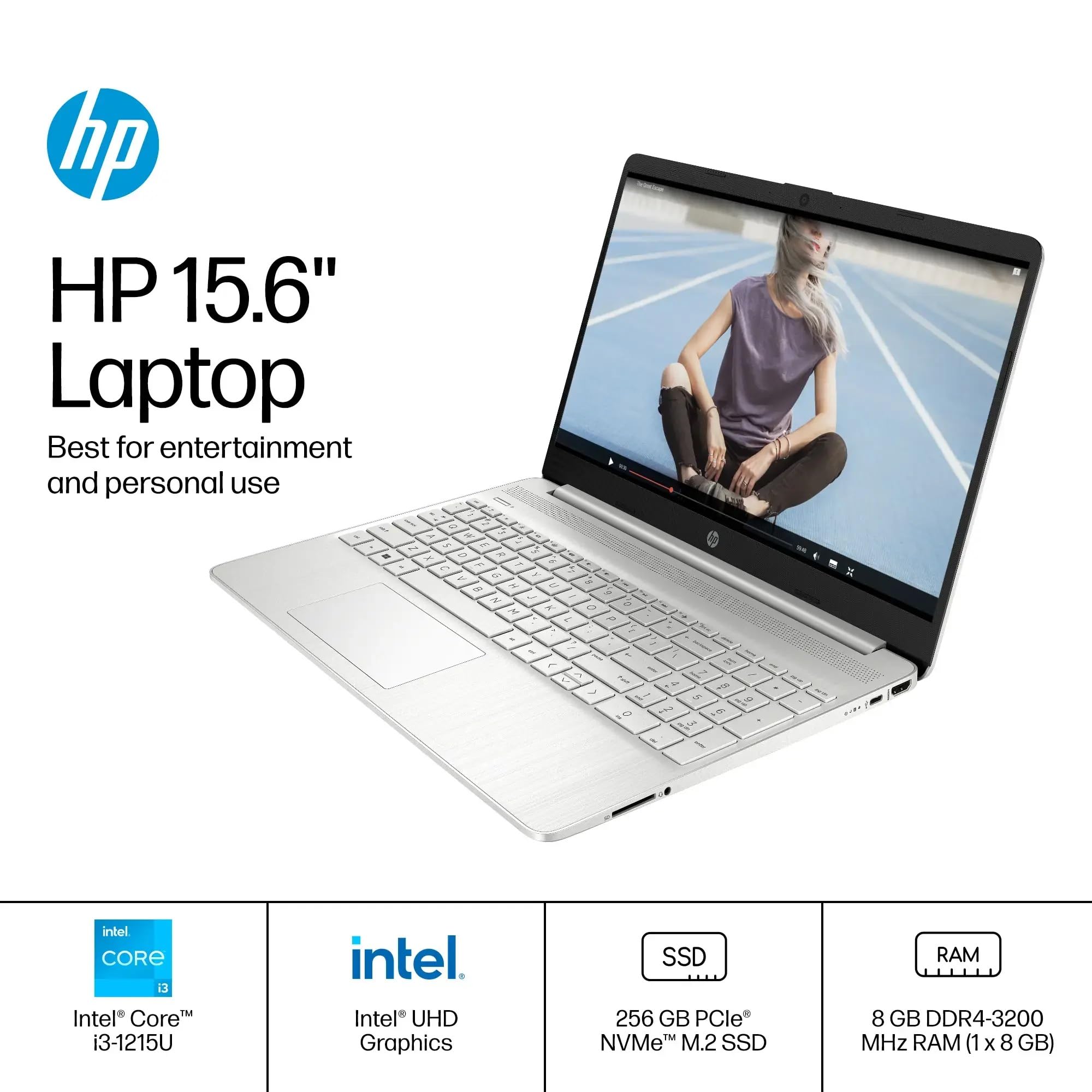 HP 15-Inch HD Touchscreen Laptop