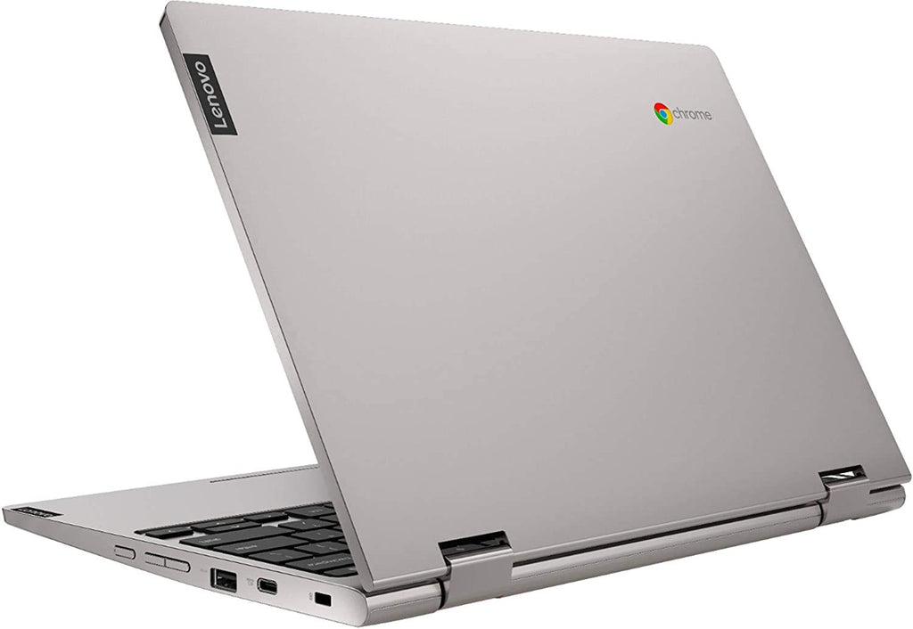 Lenovo Chromebook C340 2-in-1-11.6" HD Touch, Intel Celeron N4000, 4GB RAM - Platinum Gray