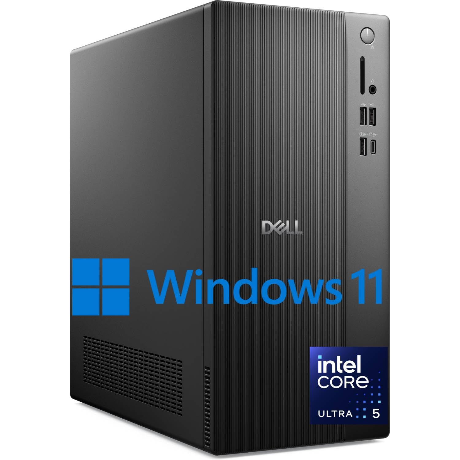 Dell 2025 ECT1250 Business Desktop - Intel Ultra 5-225, (10 Core Processor 10 Threads), Ultra-Quiet Design, Dual 4K Monitor Support, Windows 11