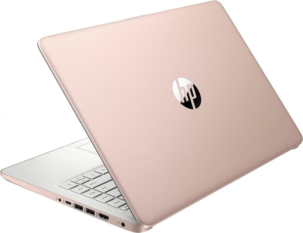 HP 2021 Premium 14-inch HD Laptop, Intel Dual-Core Processor Up to 2.8GHz, 16GB RAM, 64GB eMMC Storage, Webcam, Bluetooth, HDMI, Wi-Fi, Rose Gold, Windows 11 with 1 Year Microsoft 365