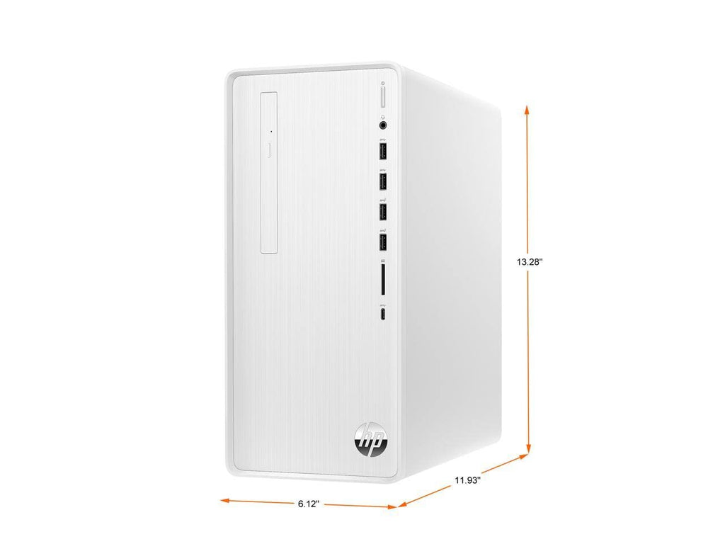 HP Pavilion Desktop PC, 12th Gen Intel Core i5-12400, 8 GB RAM, 512 GB SSD, Windows 11 Home, Wi-Fi 6 & Bluetooth, 9 USB Ports, Wired Keyboard & Mouse Combo, Pre-Built PC Tower (TP01-3050, 2022)