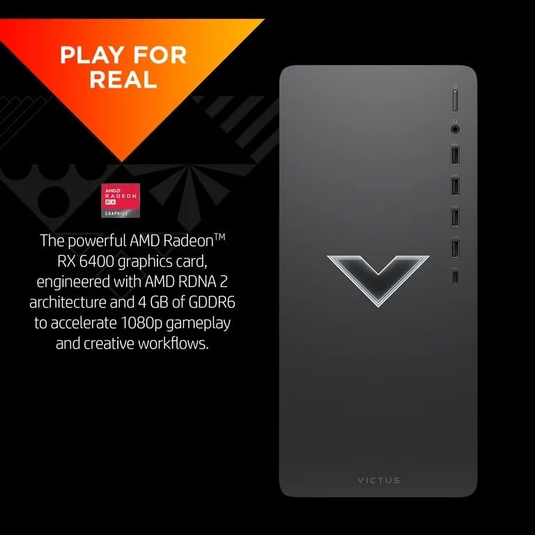 HP 2023 Victus 15L Gaming Desktop PC