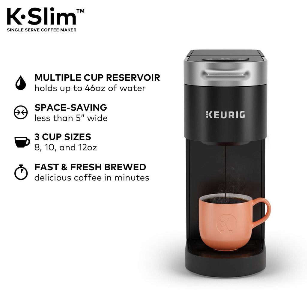 Keurig K-Slim Single-Serve K-Cup Pod Coffee Maker