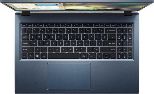 acer Aspire 3 15.6"" Full HD IPS Touch Display Laptop | AMD Ryzen 5 7520U (Beat i7-1165G7)| 8GB RAM DDR5 | 512GB SSD | AMD Radeon Graphics | Windows 11 Home | Bundle with USB 3.0 Hub, Blue