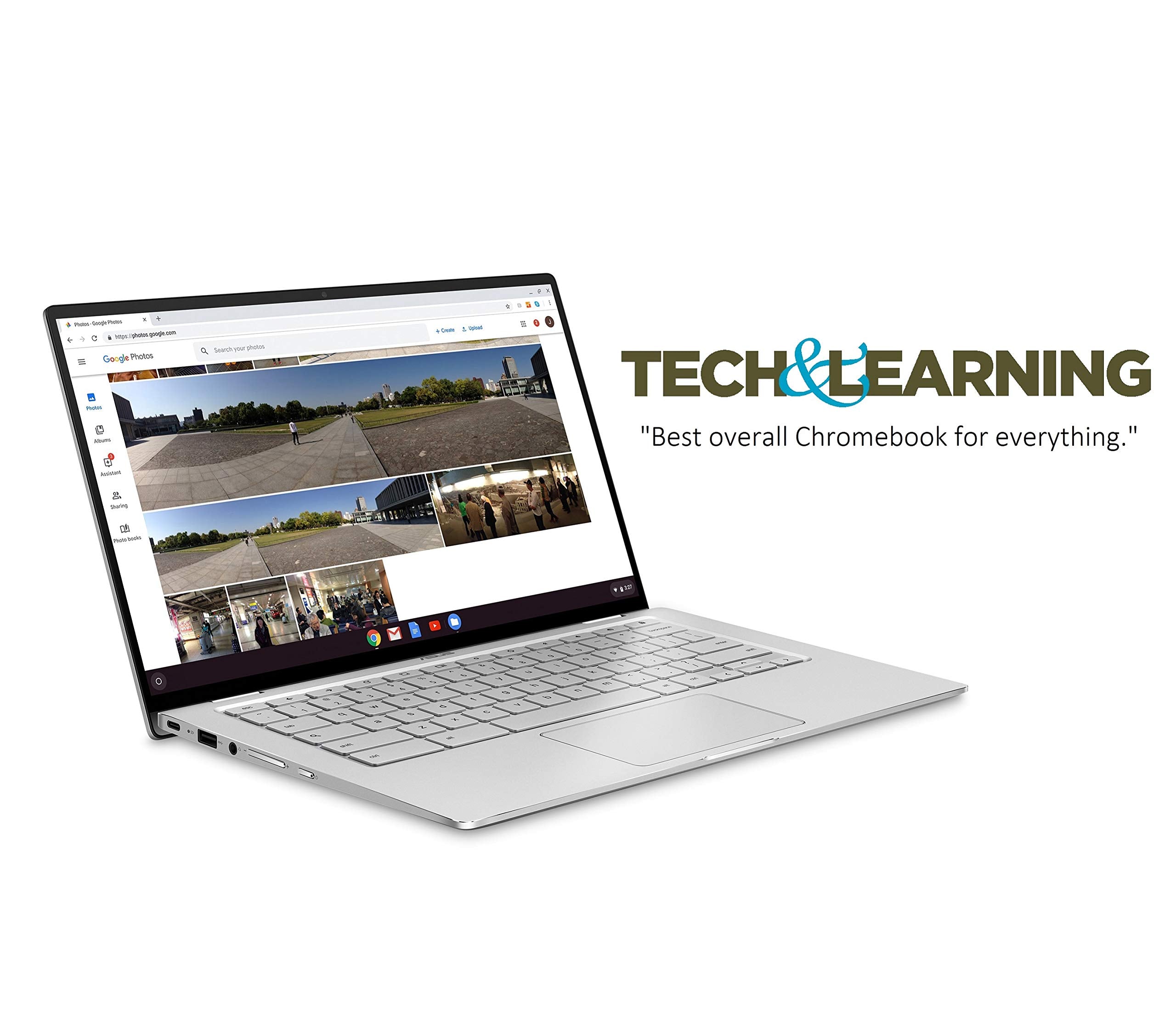 ASUS Chromebook CX1, 15.6" Full HD NanoEdge Display, Intel Celeron N3350 Processor, 64GB eMMC Storage, 4GB RAM, Spill-Resistant Keyboard, Chrome OS, Mineral Gray, CX1500CNA-WS44F