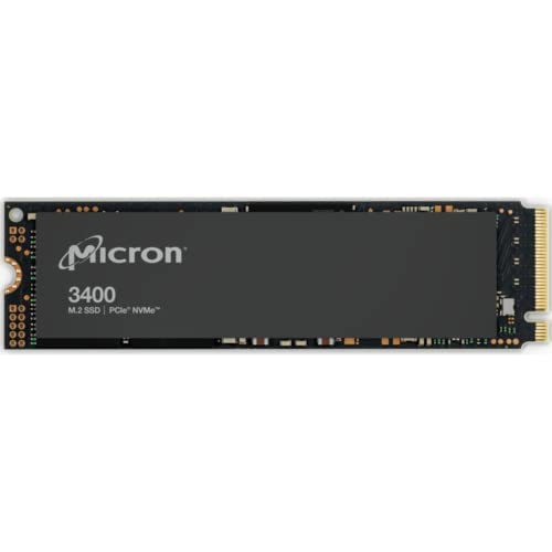 Micron 3400 512 GB Solid State Drive - M.2 2280 Internal - PCI Express NVMe (PCI Express NVMe 4.0), 0.9"x3.1"