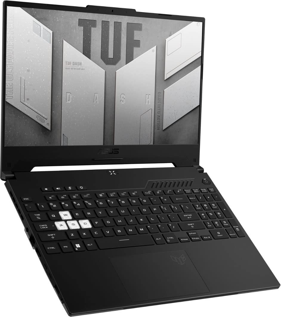 asus TUF Dash Gaming Laptop 2023 Newest, 15.6 Inch FHD 144Hz Display, NVIDIA GeForce RTX 3070 GPU, Intel Core i7-12650H, 16GB DDR5 RAM, 1TB SSD, Wi-Fi 6, Windows 11 Home, with USB WiFi Adapter