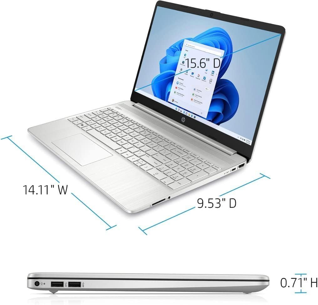HP 15.6 Flagship HD Business Laptop Computer, Intel i3-1115G4 up to 4.1GHz (Beat i5-1035G4), Fast Charge, Numpad, Bluetooth, Wi-Fi, HDMI, Win 11 w/GM Accessory