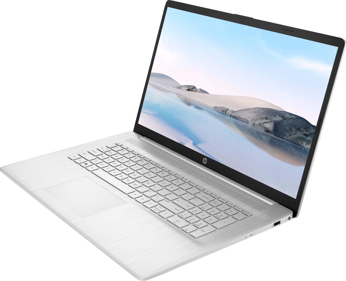 hp 17.3'' Laptop, Intel Quad Core i3-1125G4 Processor, Anti-Glare Display, Long Battery Life, Wi-Fi and Bluetooth, Webcam, HDMI, NLY MP, Windows 11, Silver