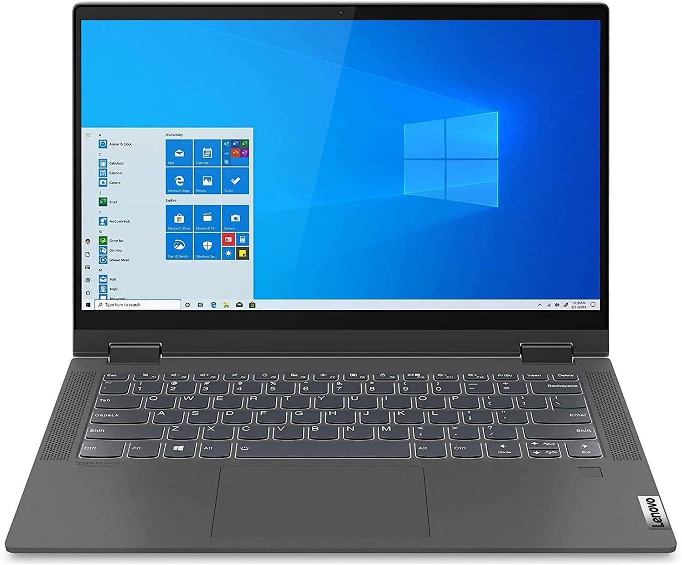 Lenovo IdeaPad Flex 5 2-in-1 AI PC Laptop, 14" WUXGA IPS Touch Screen, AMD Ryzen 7 350, 16GB RAM, 1TB PCIe SSD, Radeon 860M Graphics, Webcam, Backlit Keyboard, USB-C, HDMI, Windows 11 Pro