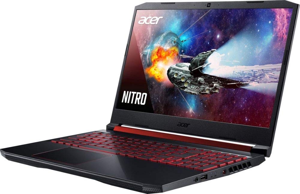 acer Nitro 5 AN515-54-51M5-15.6" - i5-9300H - NVIDIA GTX 1650-8GB - 1TB HDD+128GB SSD, Black