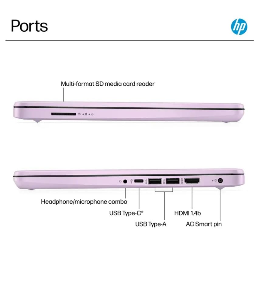 HP 2025 Student Business Laptop, Intel Processor N150(up to 3.6 GHz), 14 Inch LED Screen,1 Year Office 365, Windows 11 Home,w/YYY Accessories,