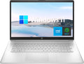 hp 17.3'' Laptop, Intel Quad Core i3-1125G4 Processor, Anti-Glare Display, Long Battery Life, Wi-Fi and Bluetooth, Webcam, HDMI, NLY MP, Windows 11, Silver