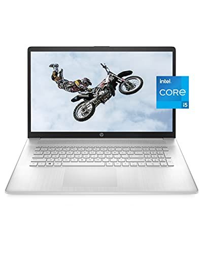 HP 17.3" Laptop for Business and Students - 250 Nits FHD IPS Display, AMD Ryzen 5 7430U (6-core), Anti-Glare, Camera, Wi-Fi6, Win 11 Pro