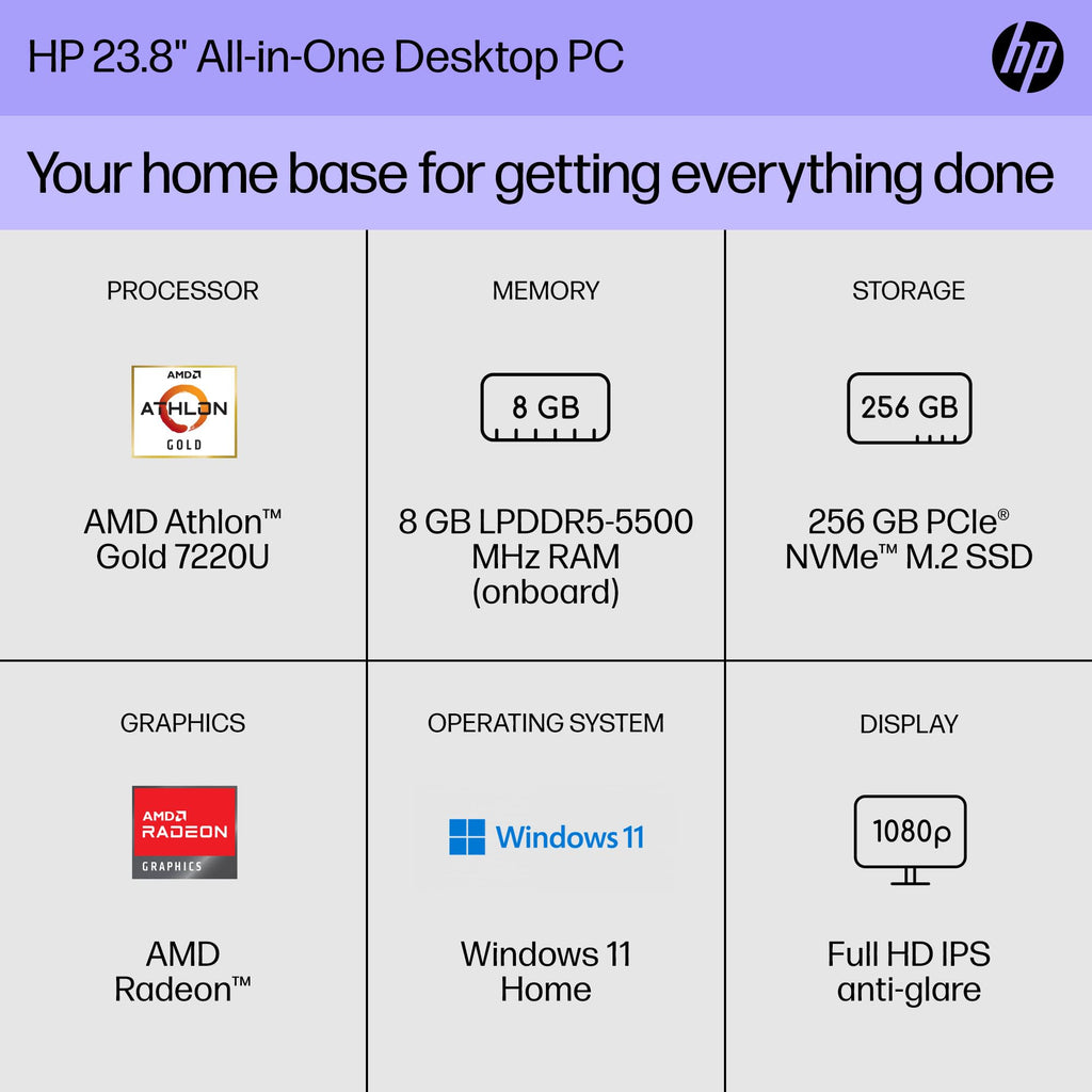 HP 24" All-in-One Desktop