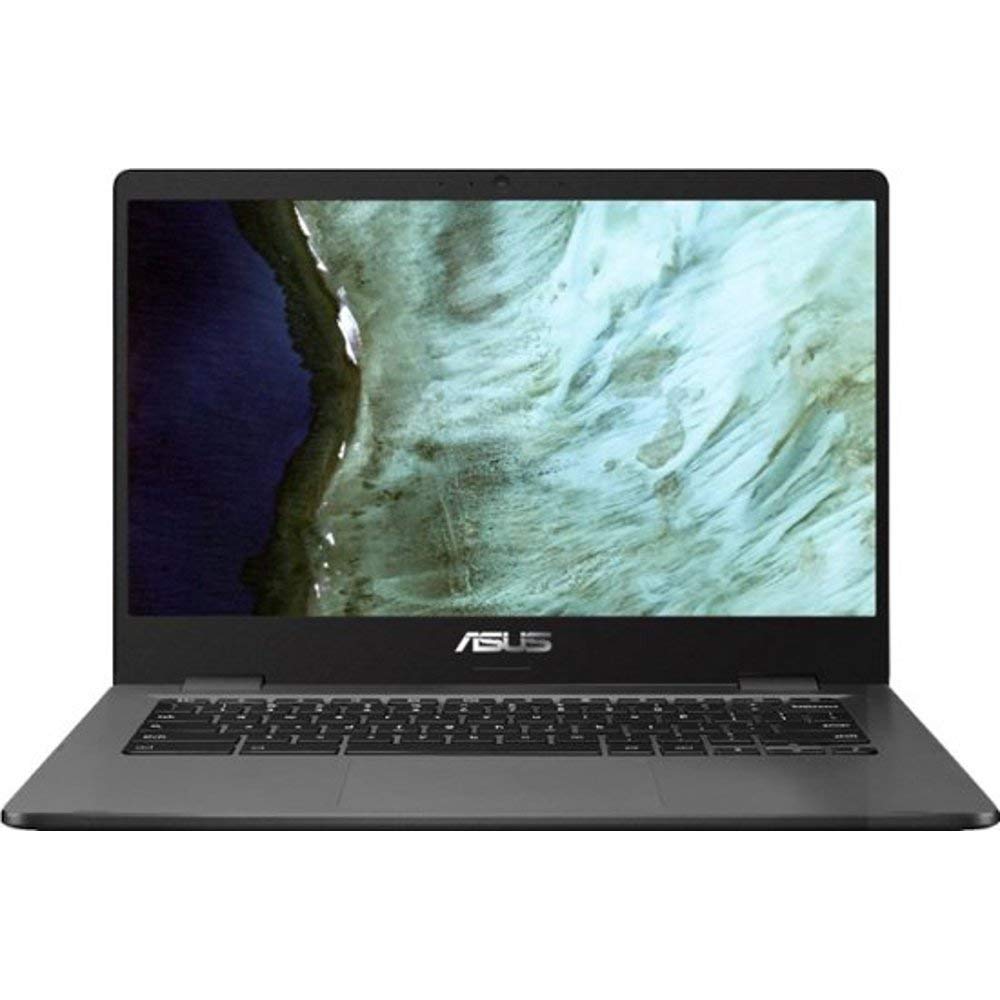 Asus Chromebook C423NA-BCLN5 14" 4GB 32GB Intel Celeron N3350 X2 2.4GHz Chrome OS, Gray (Renewed)