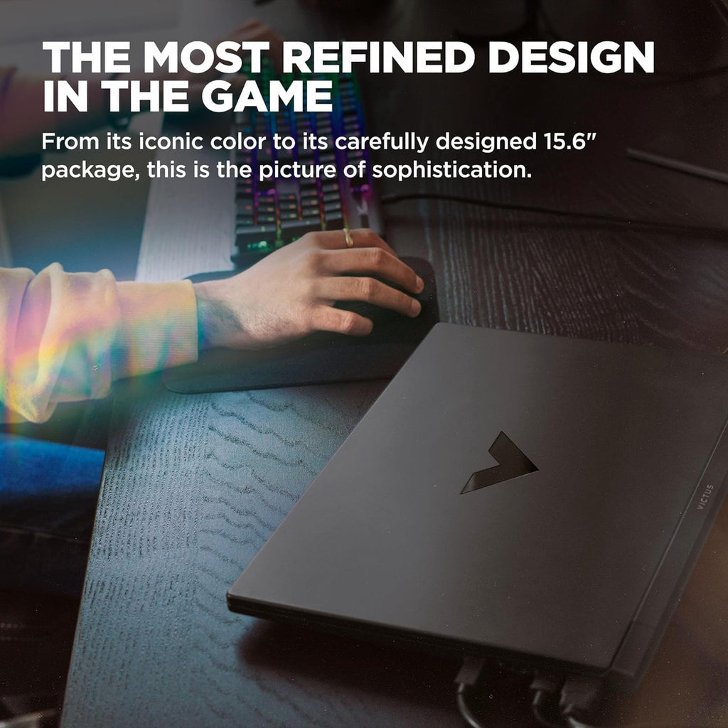 HP Victus 15.6" Full HD 144Hz Gaming Laptop, Intel i5-12450H, 8GB RAM, 512GB PCIe SSD, NVIDIA GeForce RTX 3050, Backlit Keyboard, HD Camera, Wi-Fi 6, Win 11 Pro, Blue, Parent