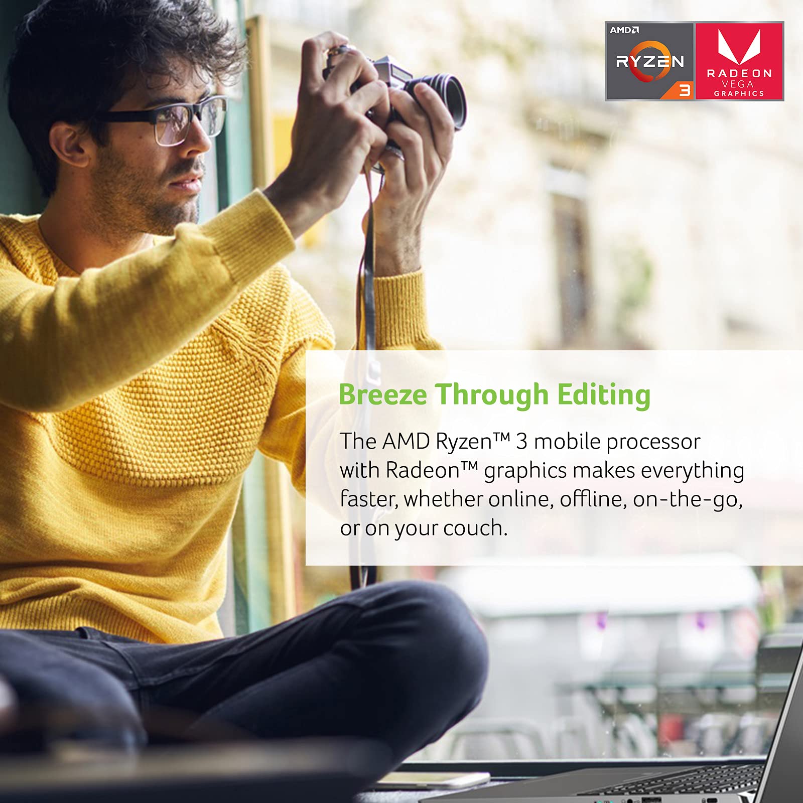 Acer Aspire Go 15 AI Ready Laptop | 15.6" FHDIPS Display | AMD Ryzen 3 7320U |AMD Radeon | Windows 11 Home