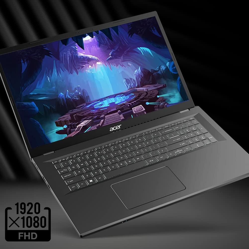 acer Aspire 5 A515-57-598B Slim Laptop - 15.6" Full HD IPS Display - 12th Gen Intel i5-12450H Octa Core Processor - 16GB DDR4-512GB NVMe SSD - WiFi 6 - Amazon Alexa - Windows 11 Home, Gray