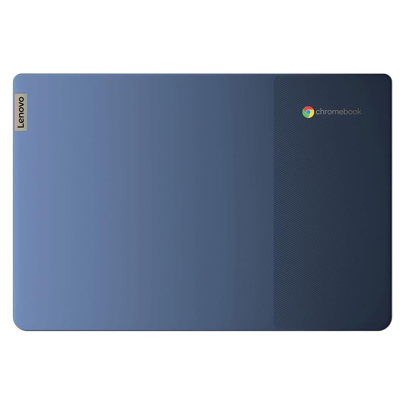 Lenovo IdeaPad Slim 3 Chromebook, 14'' Full HD (1920 x 1080) Display, 8-Core MediaTek Kompanio 520 CPU, 4GB RAM, 192GB (64GB eMMC + 128GB Micro SD Card), Wi-Fi 6, Abyss Blue, EAT Laptop Foldable Stand