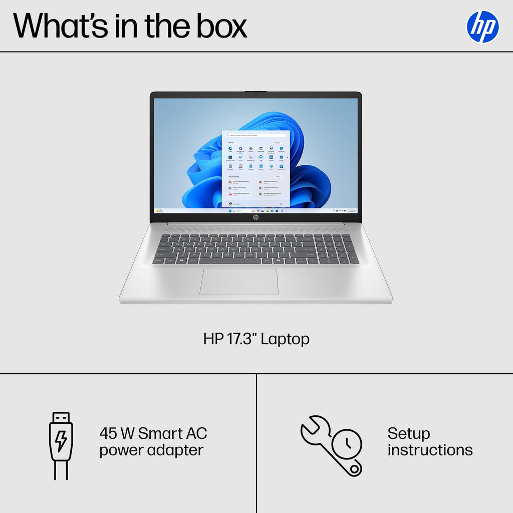 HP 15.6" Laptop, Intel Core i5-1334U Processor, Intel Iris Xe Graphics, 15.6" FHD Anti-Glare Display, 16GB RAM, 512GB SSD, HDMI, Wi-Fi and Bluetooth, Windows 11 Pro