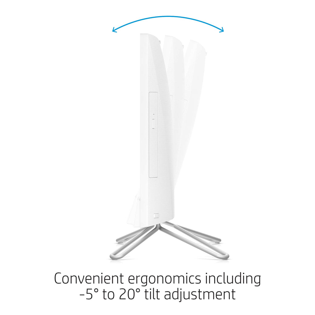 HP 24-Inch All-in-One Computer, AMD A9-9425, 8GB RAM, 1TB Hard Drive, Windows 10 (24-f0020, White)