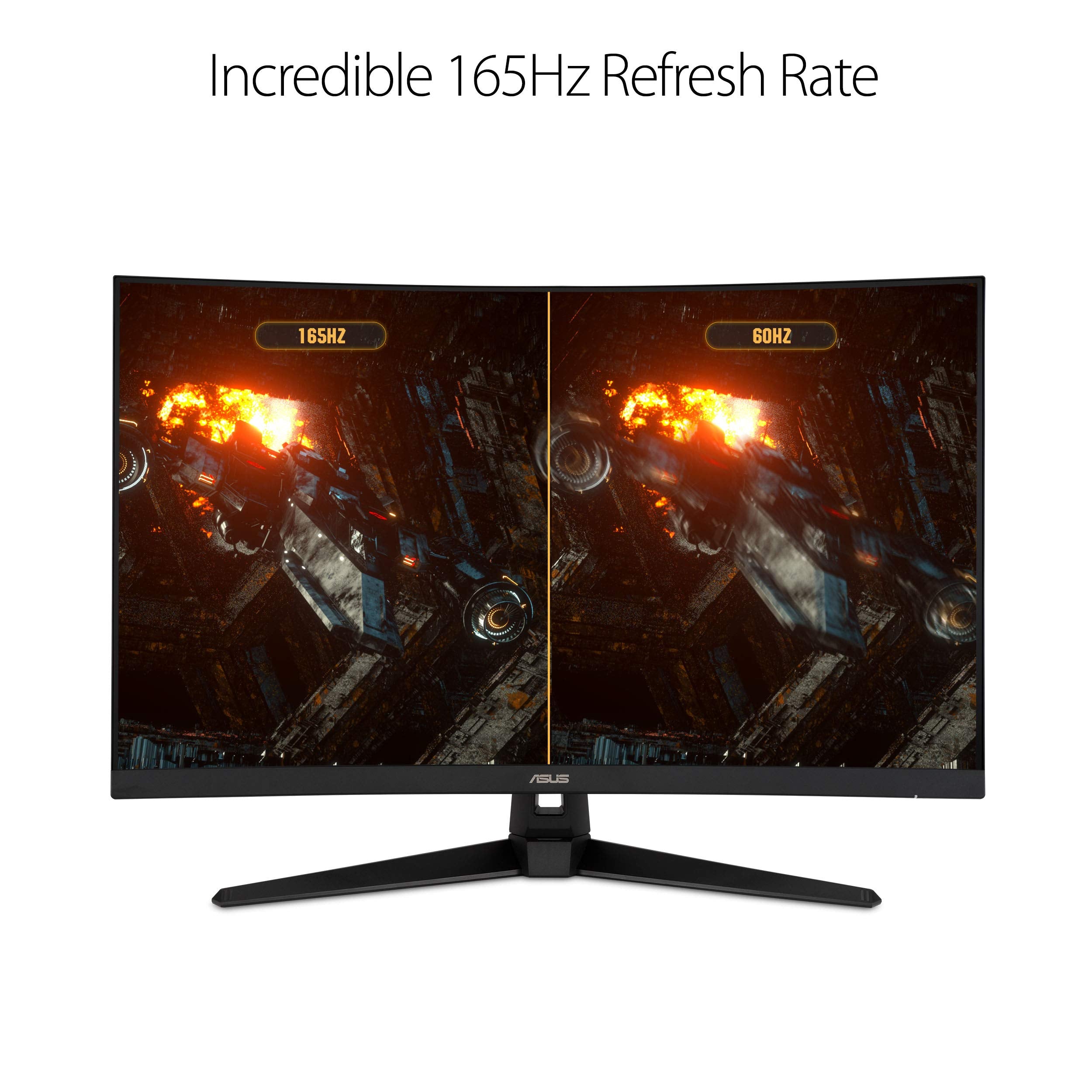 ASUS ROG Strix 27” 4K HDR 144Hz DSC Gaming Monitor (XG27UQR) - UHD (3840 x 2160), IPS, 1ms, Extreme Low Motion Blur, DisplayHDR 400, DCI-P3 90%, G-SYNC Compatible, Eye Care, DisplayPort, HDMI, USB 3.0
