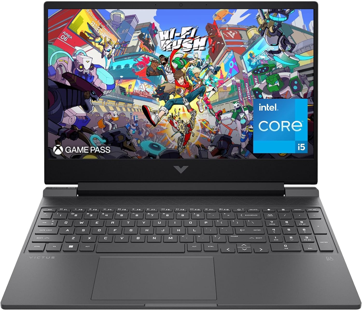 HP Victus 15.6" Full HD 144Hz Gaming Laptop, Intel i5-12450H, 8GB RAM, 512GB PCIe SSD, NVIDIA GeForce RTX 3050, Backlit Keyboard, HD Camera, Wi-Fi 6, Win 11 Pro, Blue, Parent