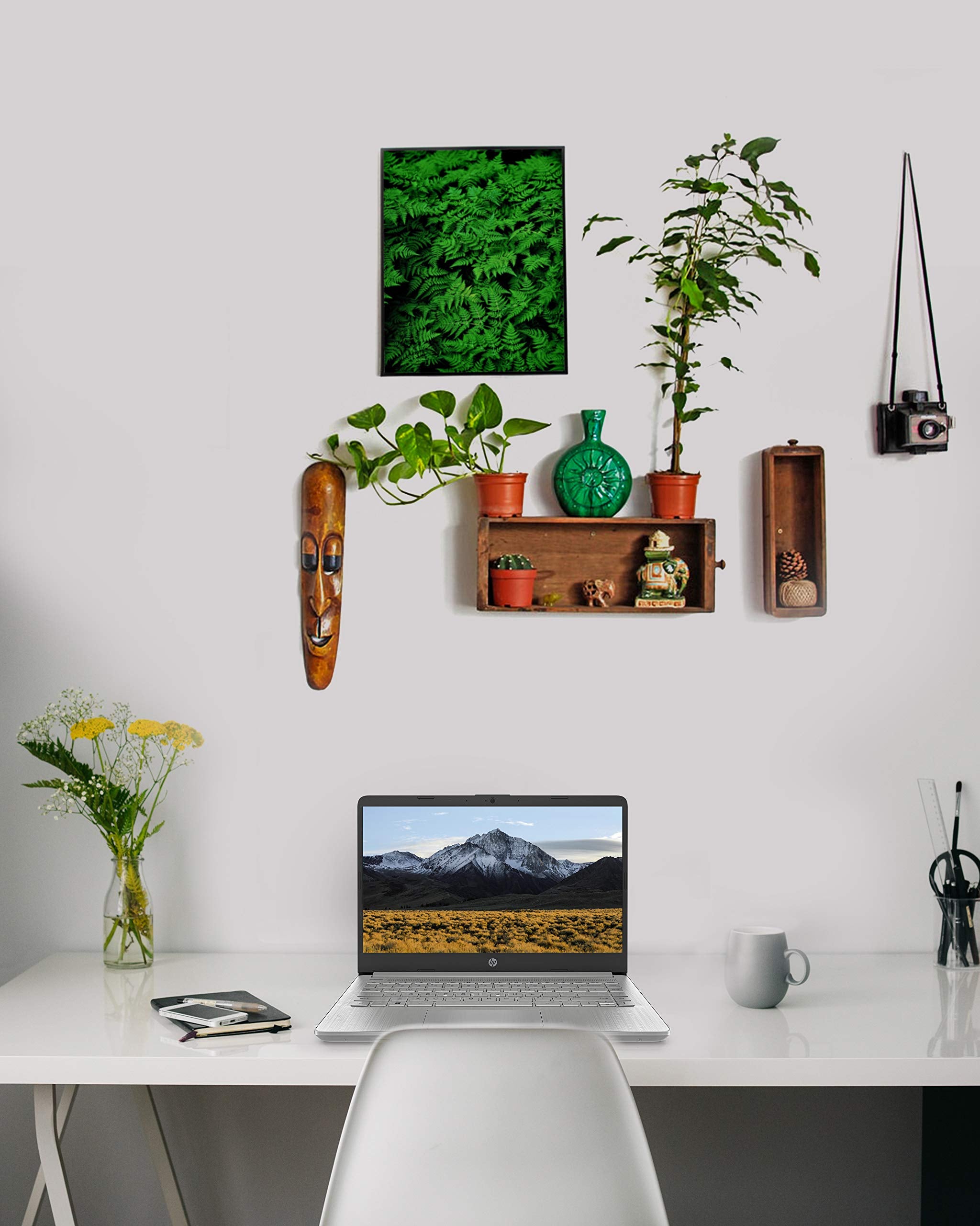 HP 14 Laptop, 11th Gen Intel Core i3-1115G4, 4 GB RAM, 128 GB SSD Storage, 14-inch HD Display, Windows 11 in S Mode, Long Battery Life, Fast-Charge Technology, Thin & Light Design (14-dq2010nr, 2021)