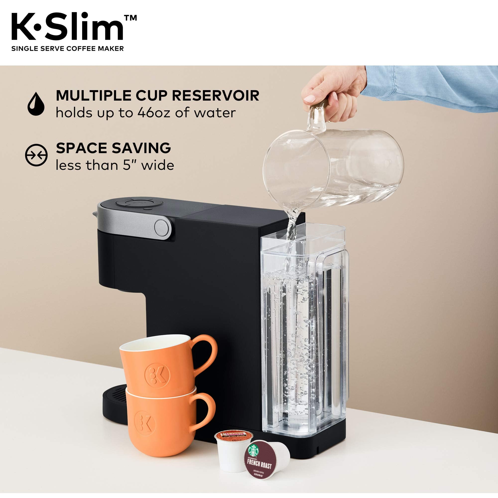 Keurig K-Slim Single-Serve K-Cup Pod Coffee Maker
