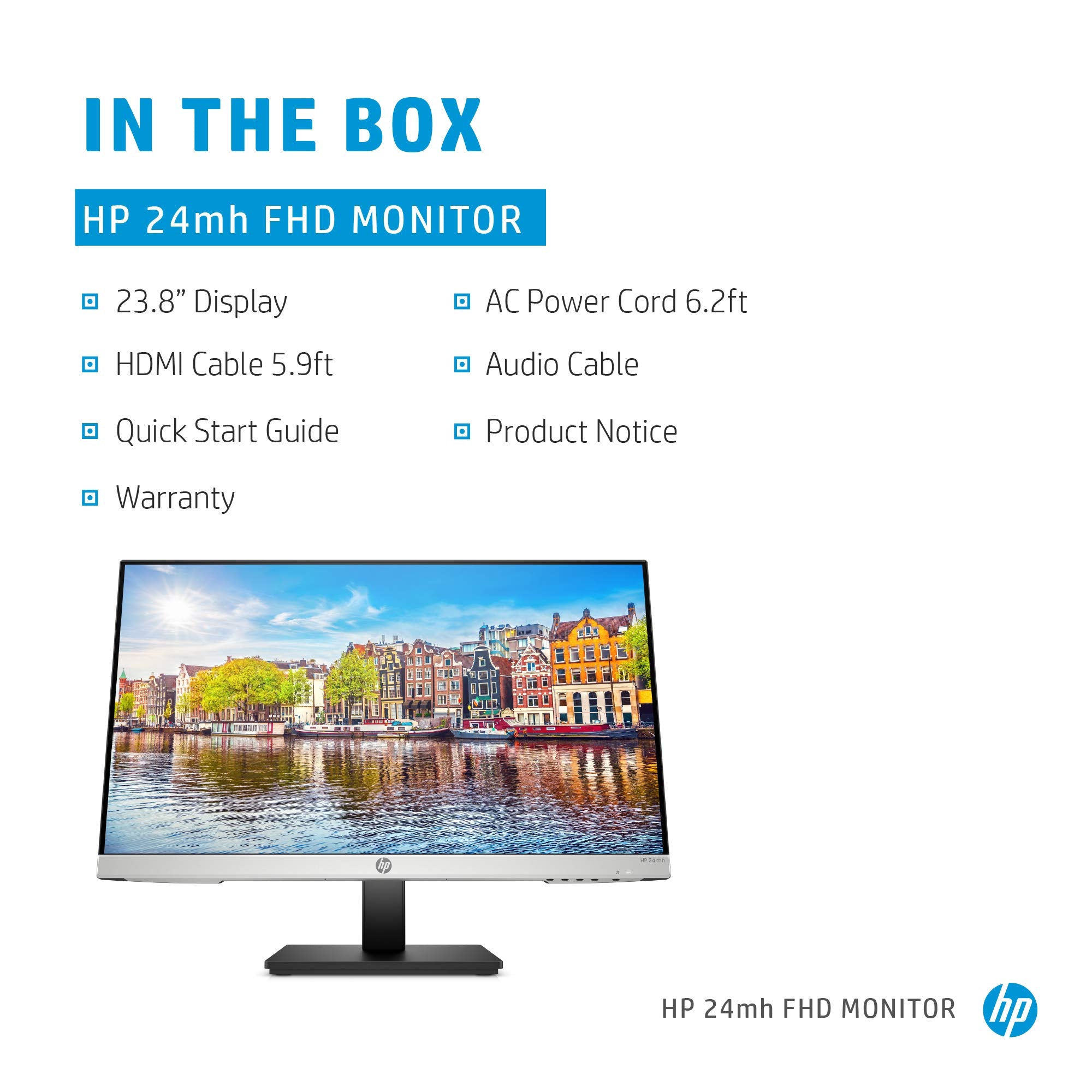 HP 24mh FHD Monitor - Computer Monitor
