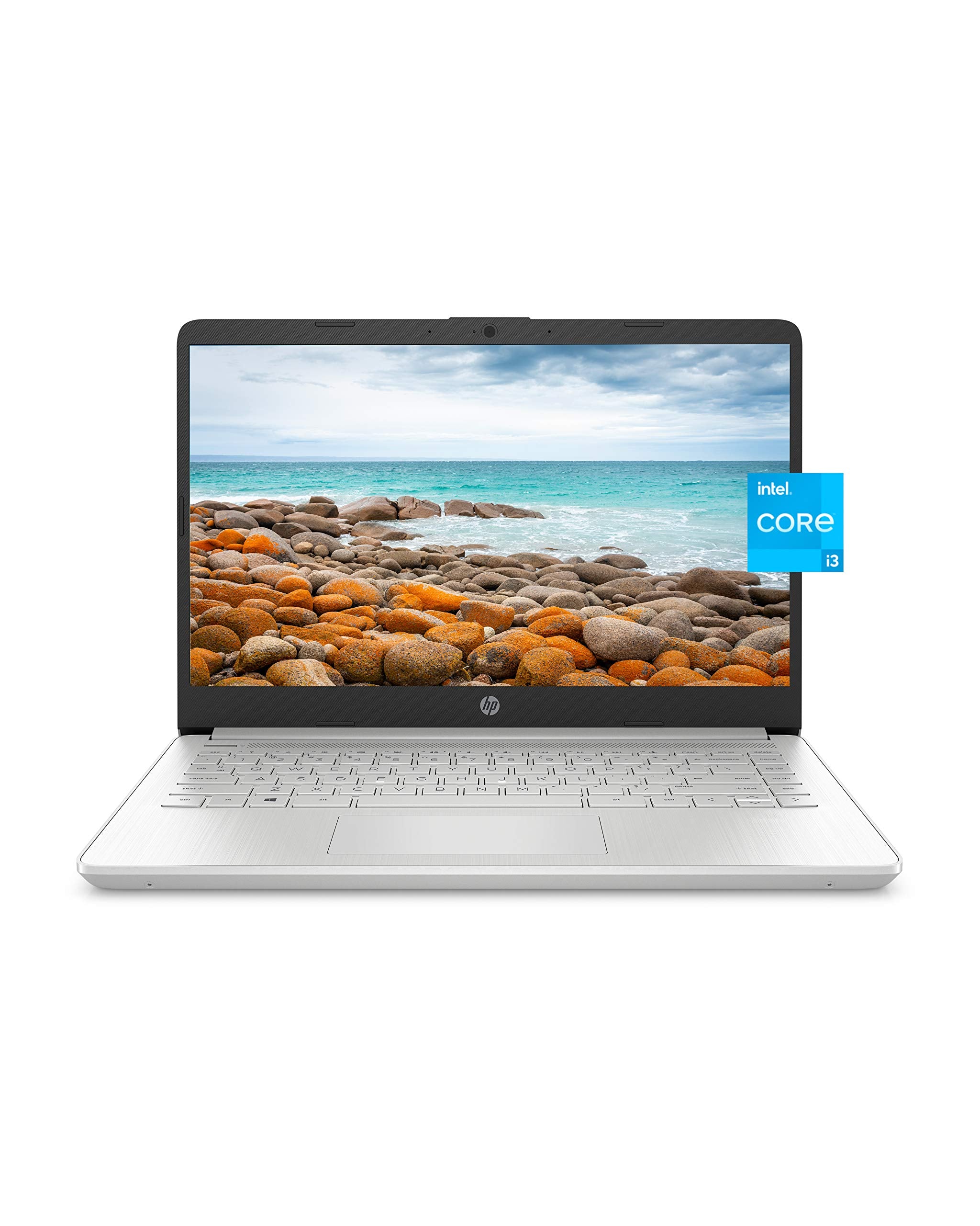 HP 14 Laptop, 11th Gen Intel Core i3-1115G4, 4 GB RAM, 128 GB SSD Storage, 14-inch HD Display, Windows 11 in S Mode, Long Battery Life, Fast-Charge Technology, Thin & Light Design (14-dq2010nr, 2021)
