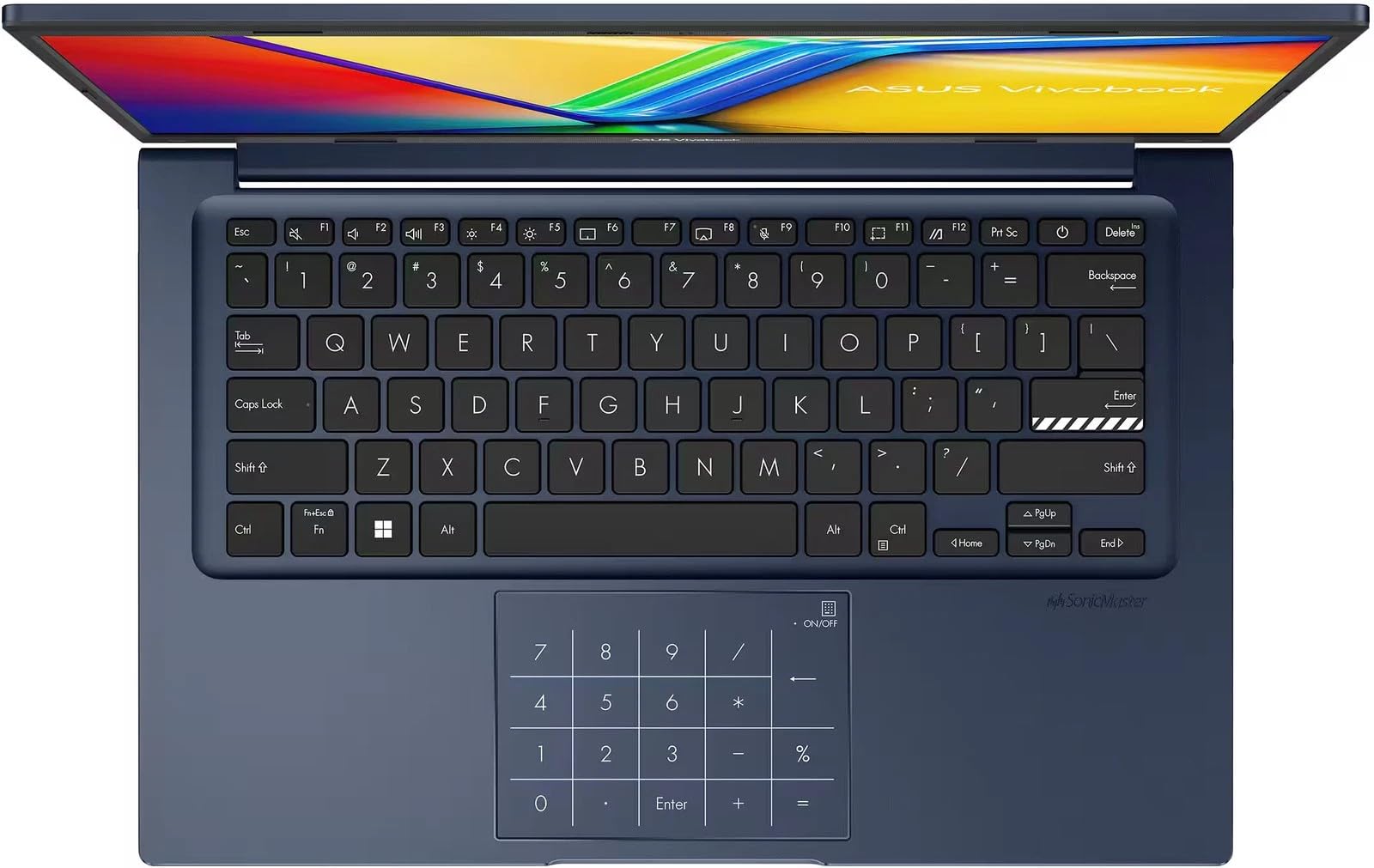 ASUS Vivobook 14" Laptop - FHD (1920 * 1080) - Intel Core i7-1355U - 10 Cores - Intel UHD Graphics - Copilot - Privacy Camera - Windows 11 Home - w/Wireless Mouse