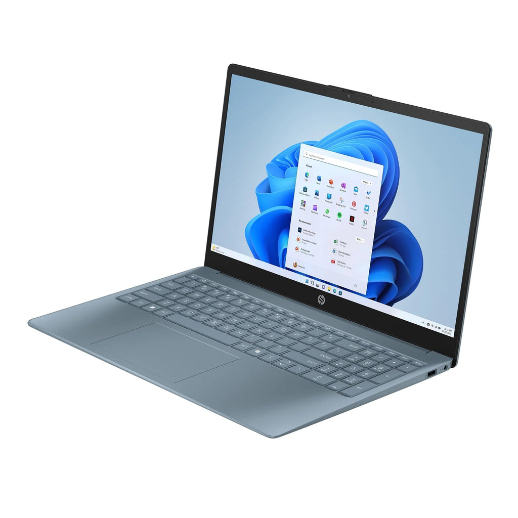 HP 15.6" Portable Laptop (Include 1 Year Microsoft 365), HD Display, Intel Quad-Core N200 Processor, Wi-Fi 6, Webcam, HDMI, Numeric Keypad, Windows 11 Home