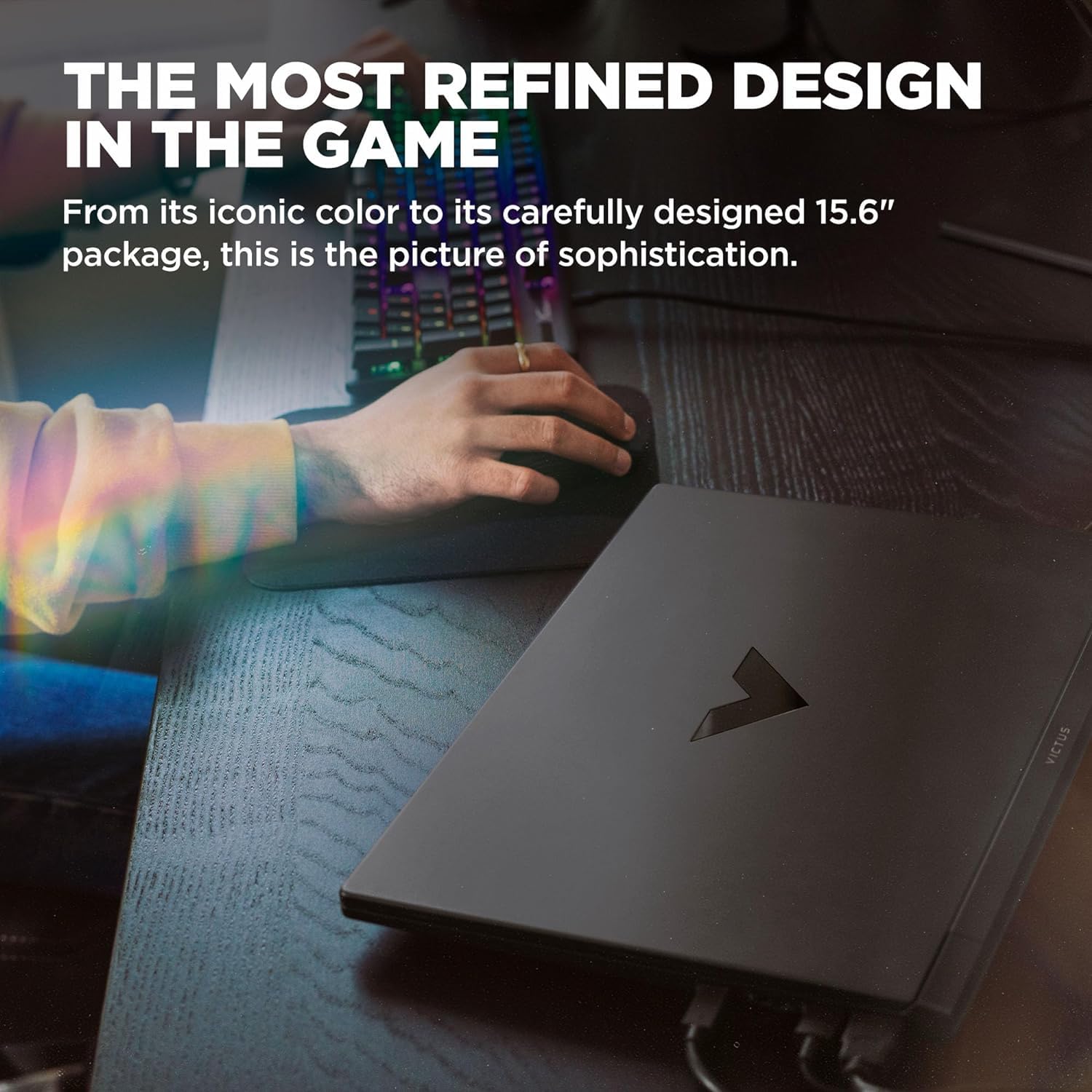 HP Victus 15.6" Full HD 144Hz Gaming Laptop, Intel i5-12450H, 8GB RAM, 512GB PCIe SSD, NVIDIA GeForce RTX 3050, Backlit Keyboard, HD Camera, Wi-Fi 6, Win 11 Pro, Blue, Parent